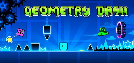 Geometry Dash Steam store header artwork